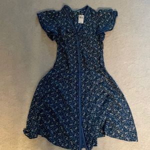 Max Studio flower midi dress with flutter sleeves. New with tags.
